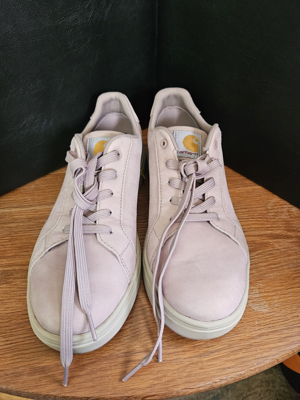 Carhartt Detroit Leather Work‎ Sneakers Mink Pink Women’s 9 M Slip Resistant